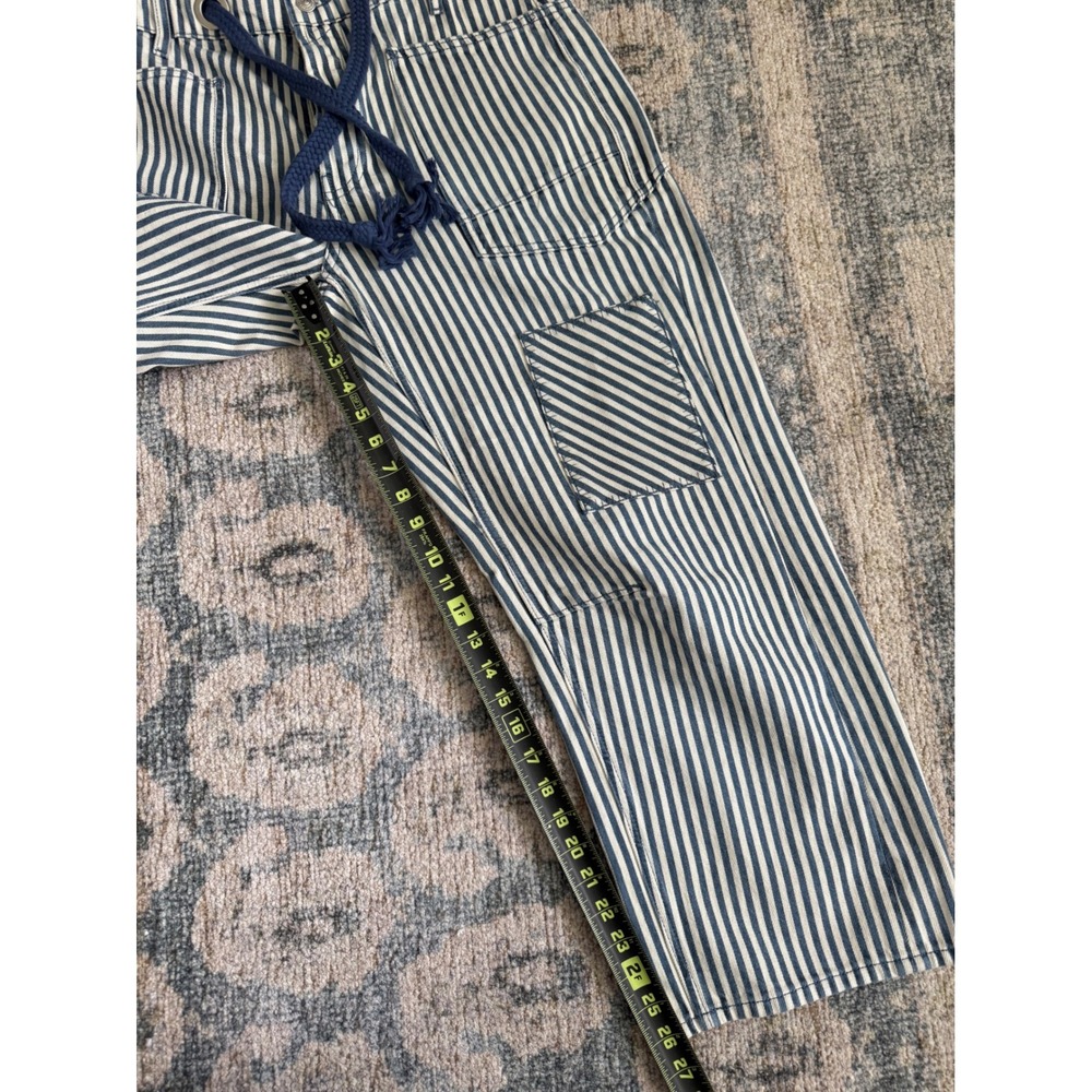 Free People Moxie Railroad-Stripe Patchwork Jeans Size 28 Pristine Condition - Picture 5 of 6